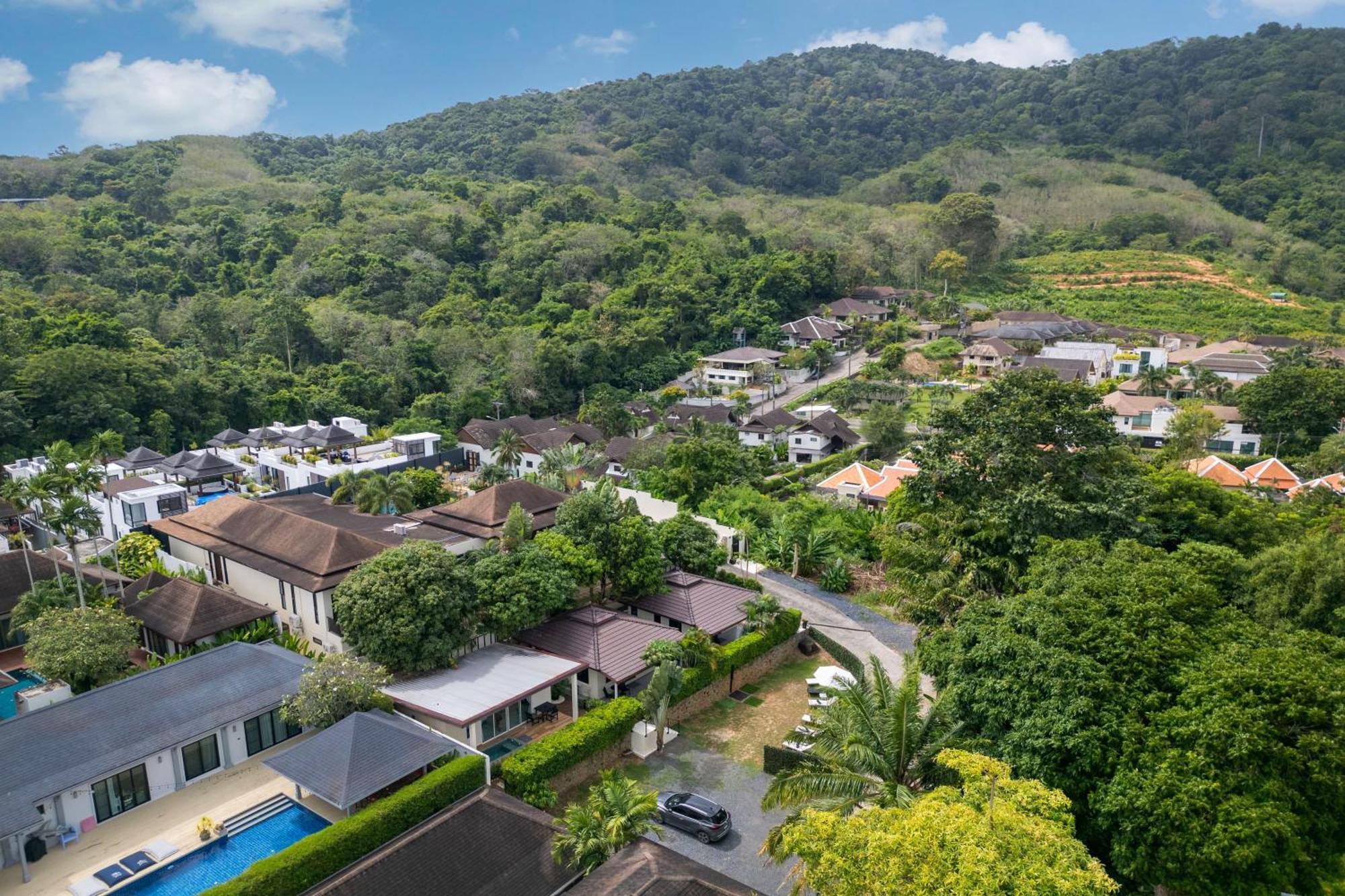 Oxavia Garden Oasis In Nai Harn - Your Private Tropical Garden With 3 Cabins And Jacuzzi Rawai Exteriör bild